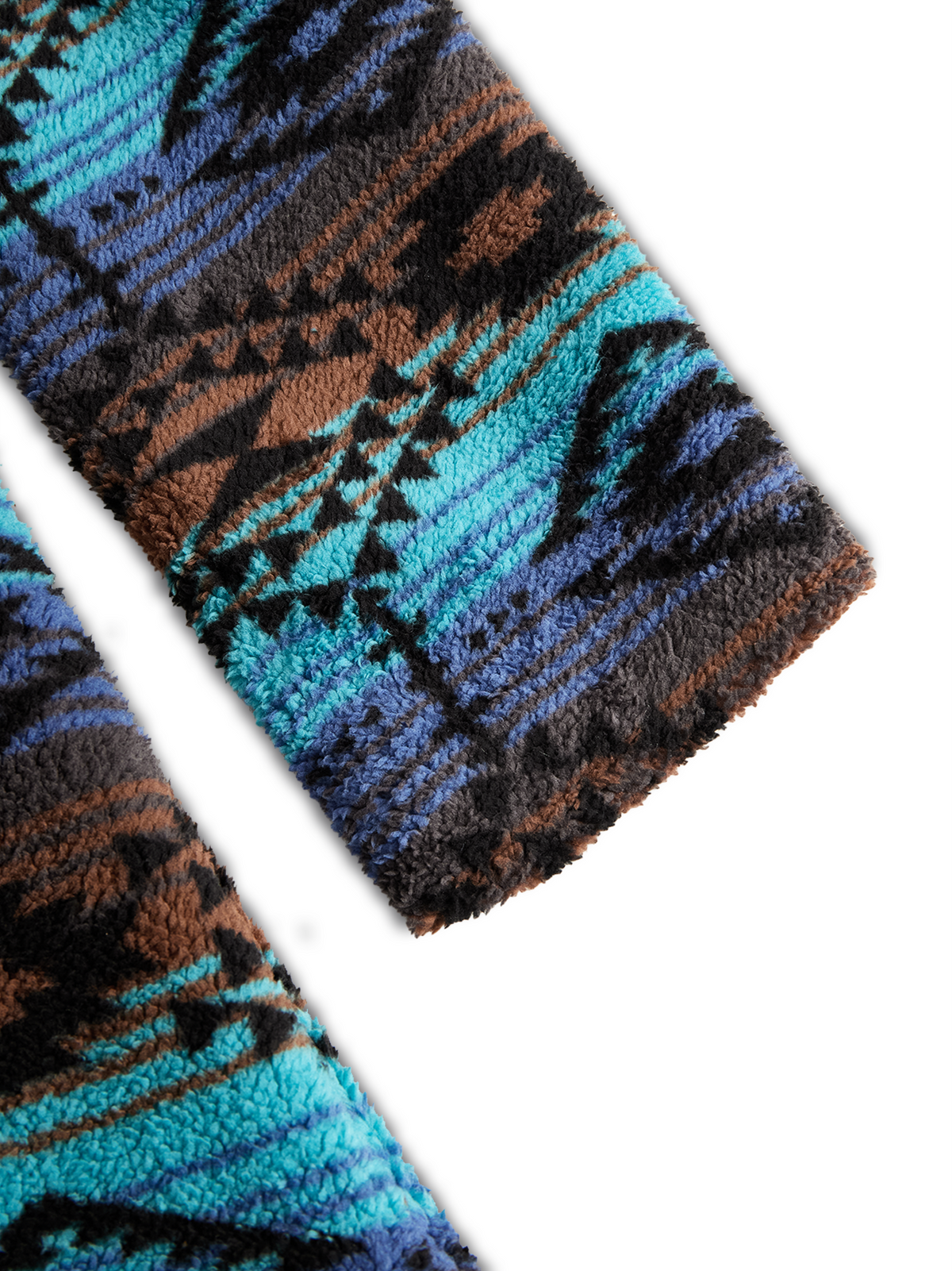 Cappotto lungo in lana blu – dettaglio del tessuto