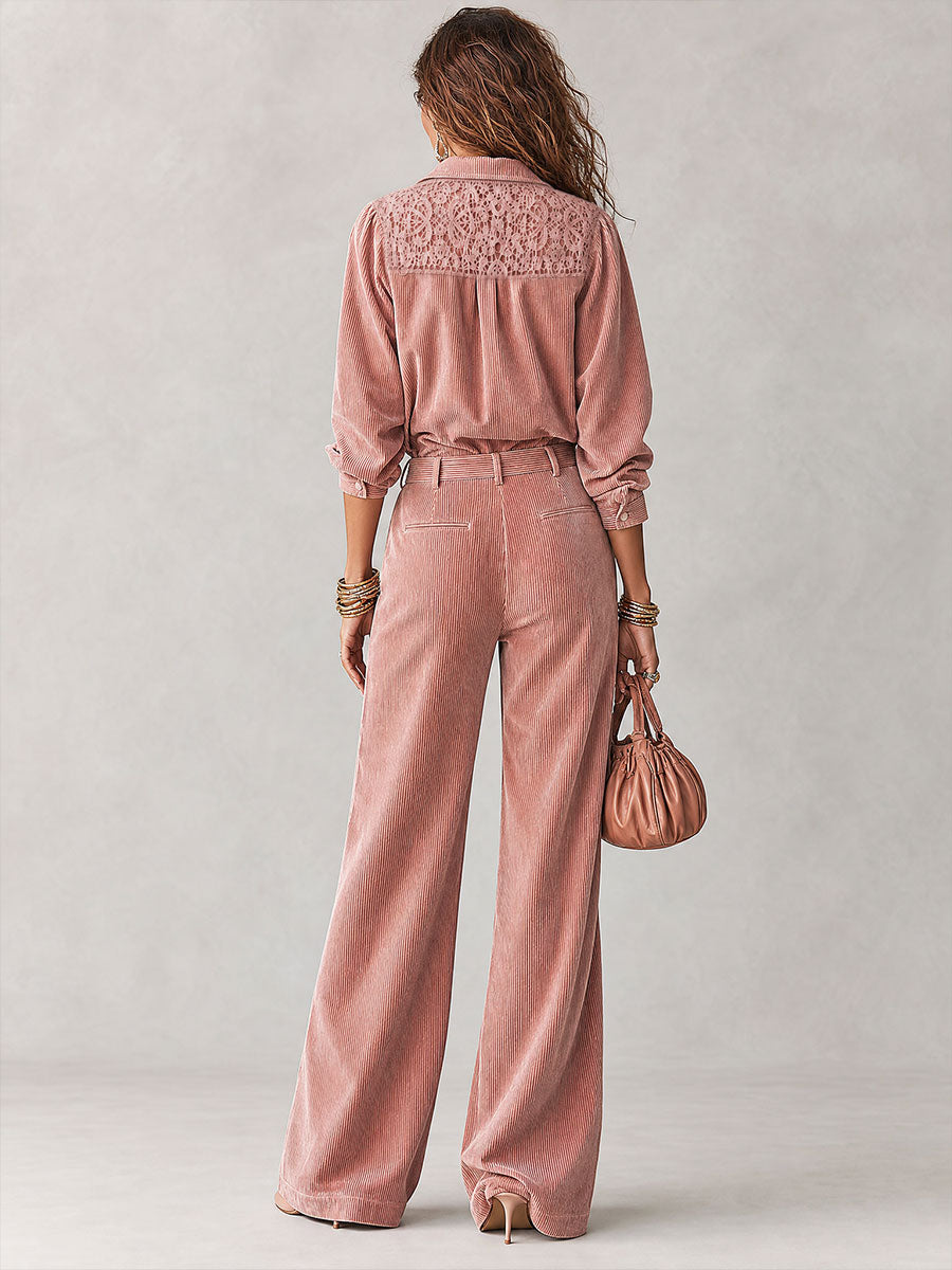 Completo boho in velluto a coste – vista 8