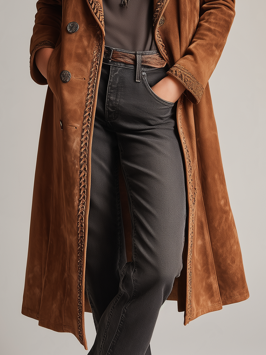 Cappotto lungo cammello – look completo