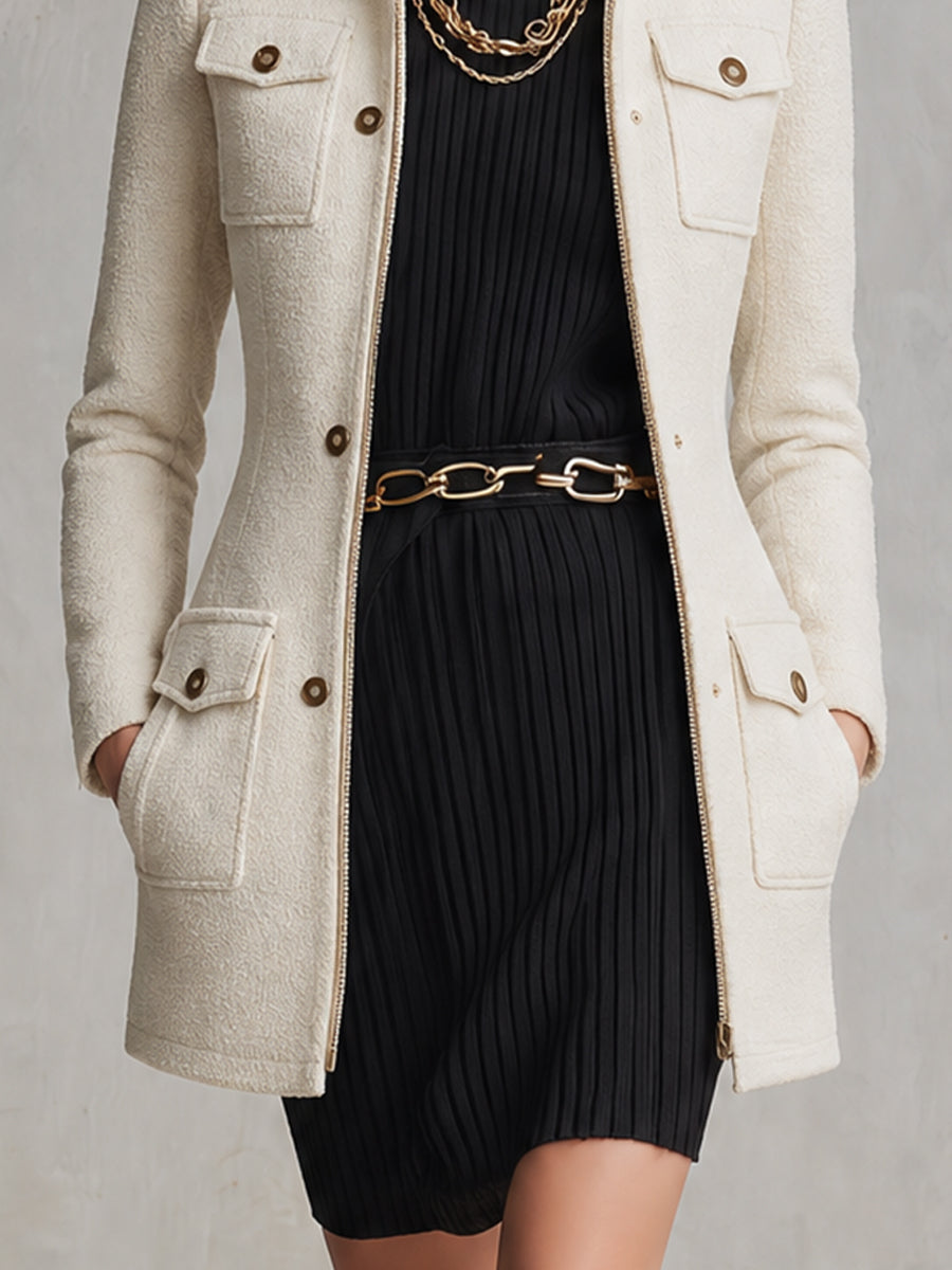 Cappotto utility Nomad avorio – look completo