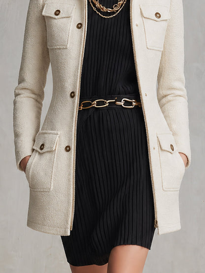 Cappotto utility Nomad avorio – look completo