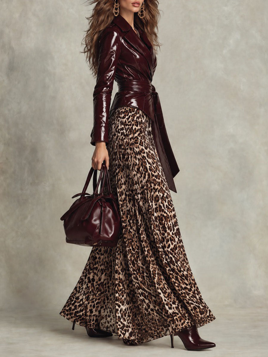 Gonna leopardata – look completo