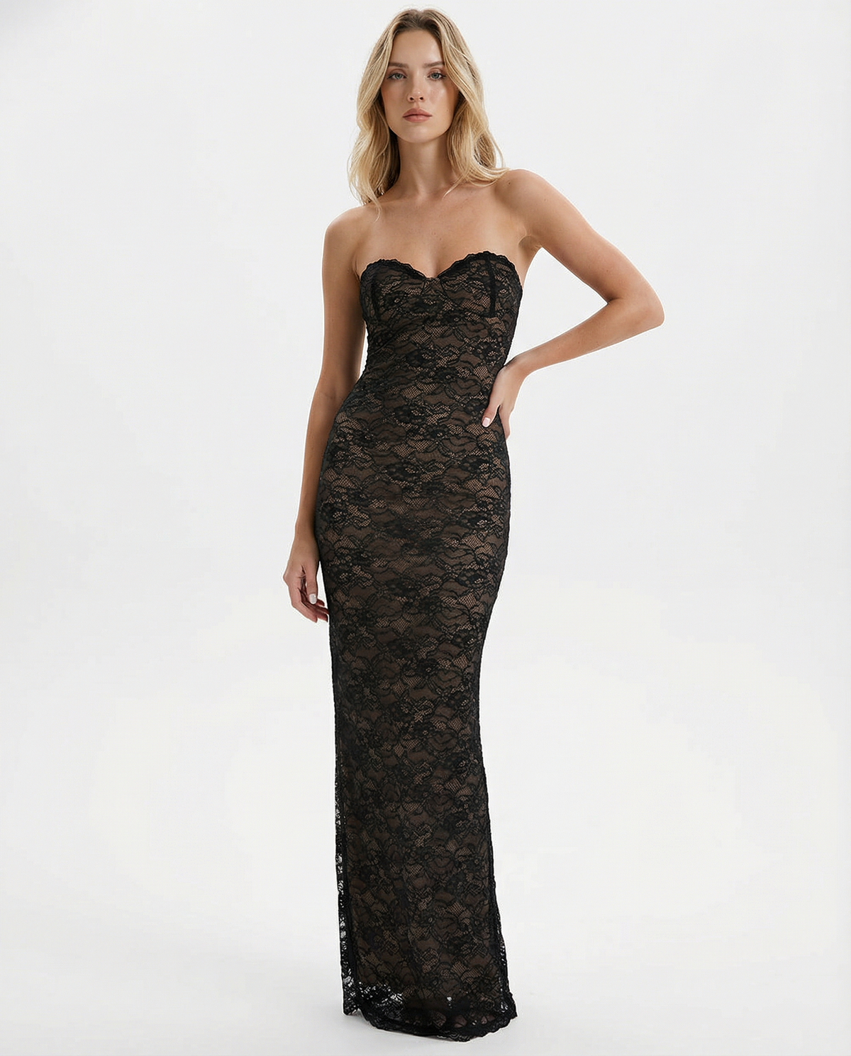 Abito lungo Marielle – look completo