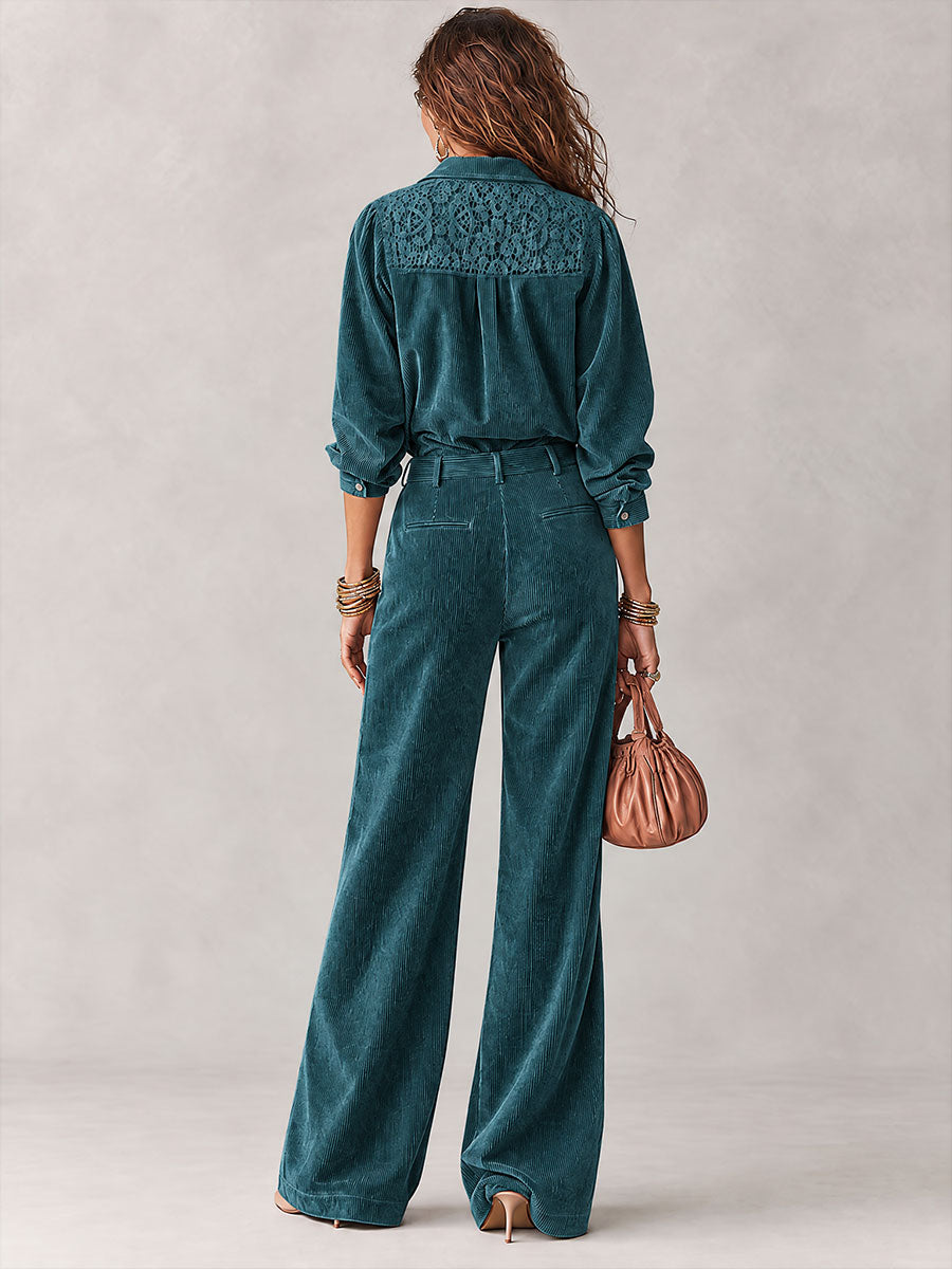 Completo boho in velluto a coste – vista 7