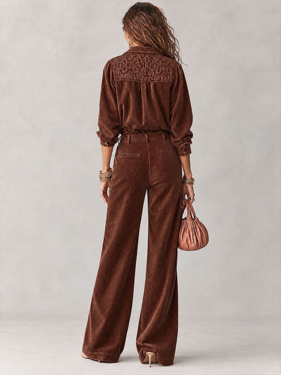 Completo boho in velluto a coste – vista 6