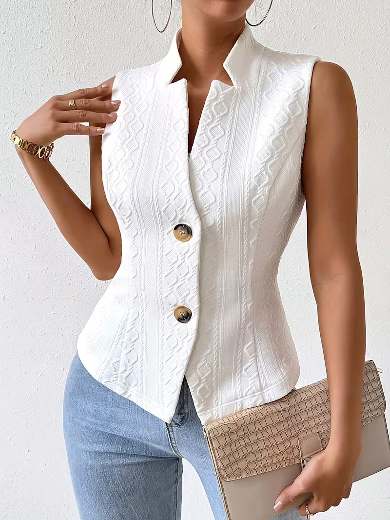 Gilet Jacquard elegante – vista 1