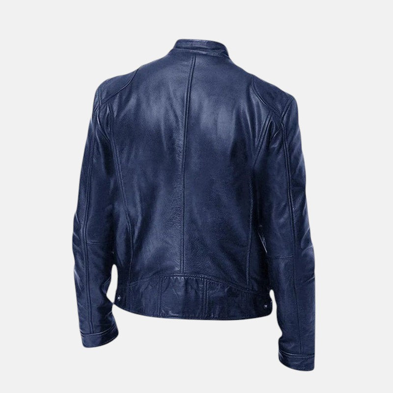 Giacca in pelle Hernando – dettaglio finiture
