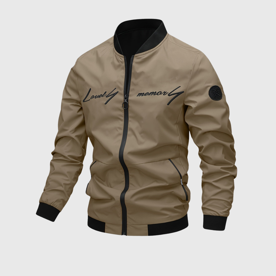 Bomber Hilario kaki – vista frontale