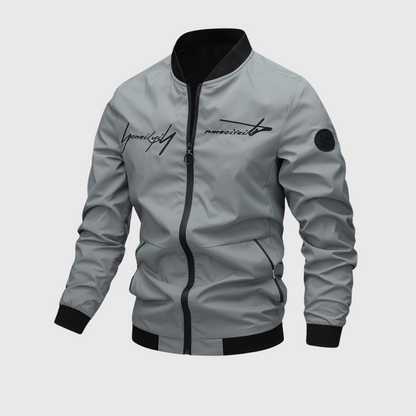 Bomber Hilario grigio – vista frontale