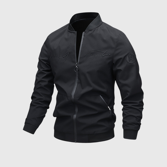 Bomber Hilario nero – vista frontale