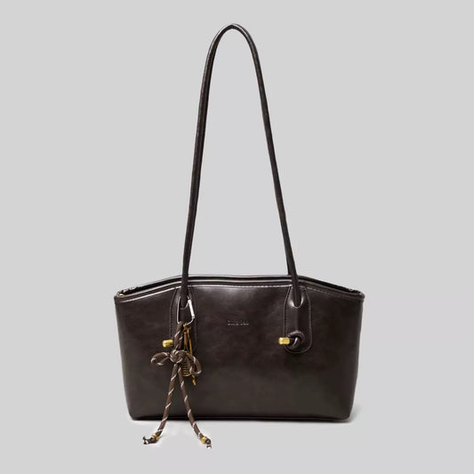 Borsa Espresso Muse marrone caffè – vista frontale