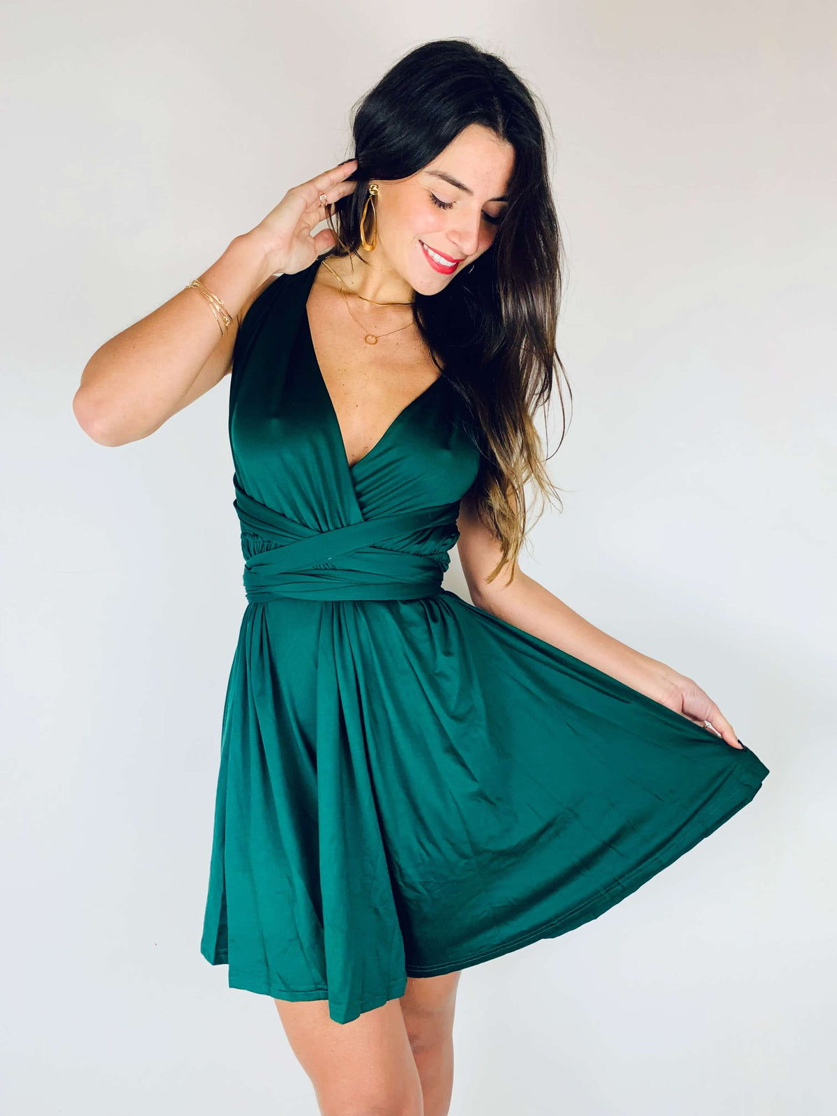 Abito Emilie verde – foto 4