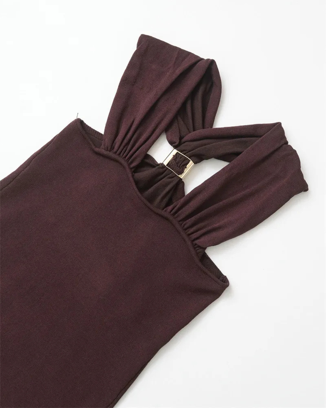 Top Aria Mocha Halter – foto 8