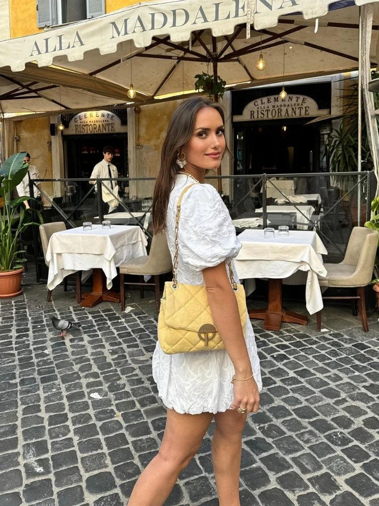 Mini abito Olivia – look completo