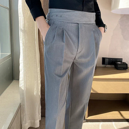 Pantaloni Lorenzo grigi – vista frontale