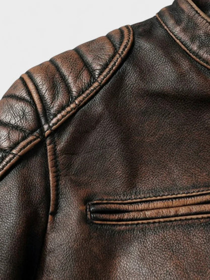 Giacca in pelle Javier – look completo