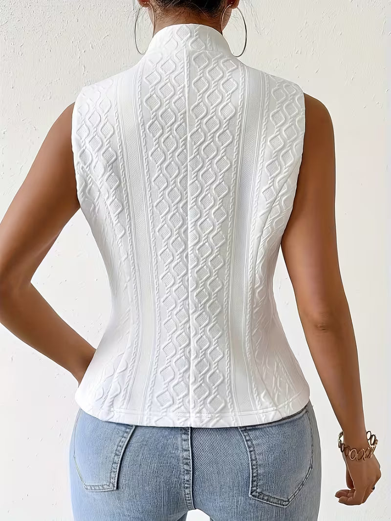 Gilet Jacquard elegante – vista 2
