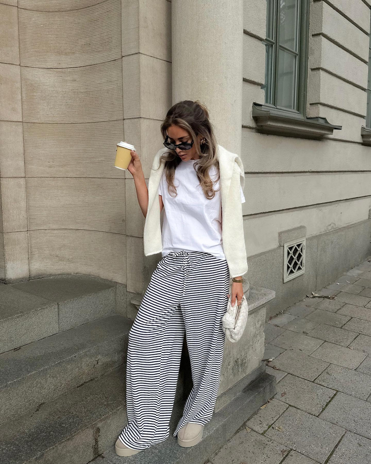 Pantaloni Aria a righe – foto 5