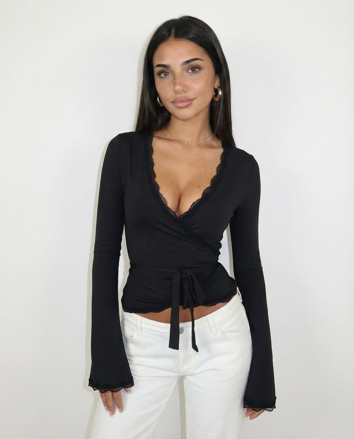 Top Aria Lace Wrap – foto 4