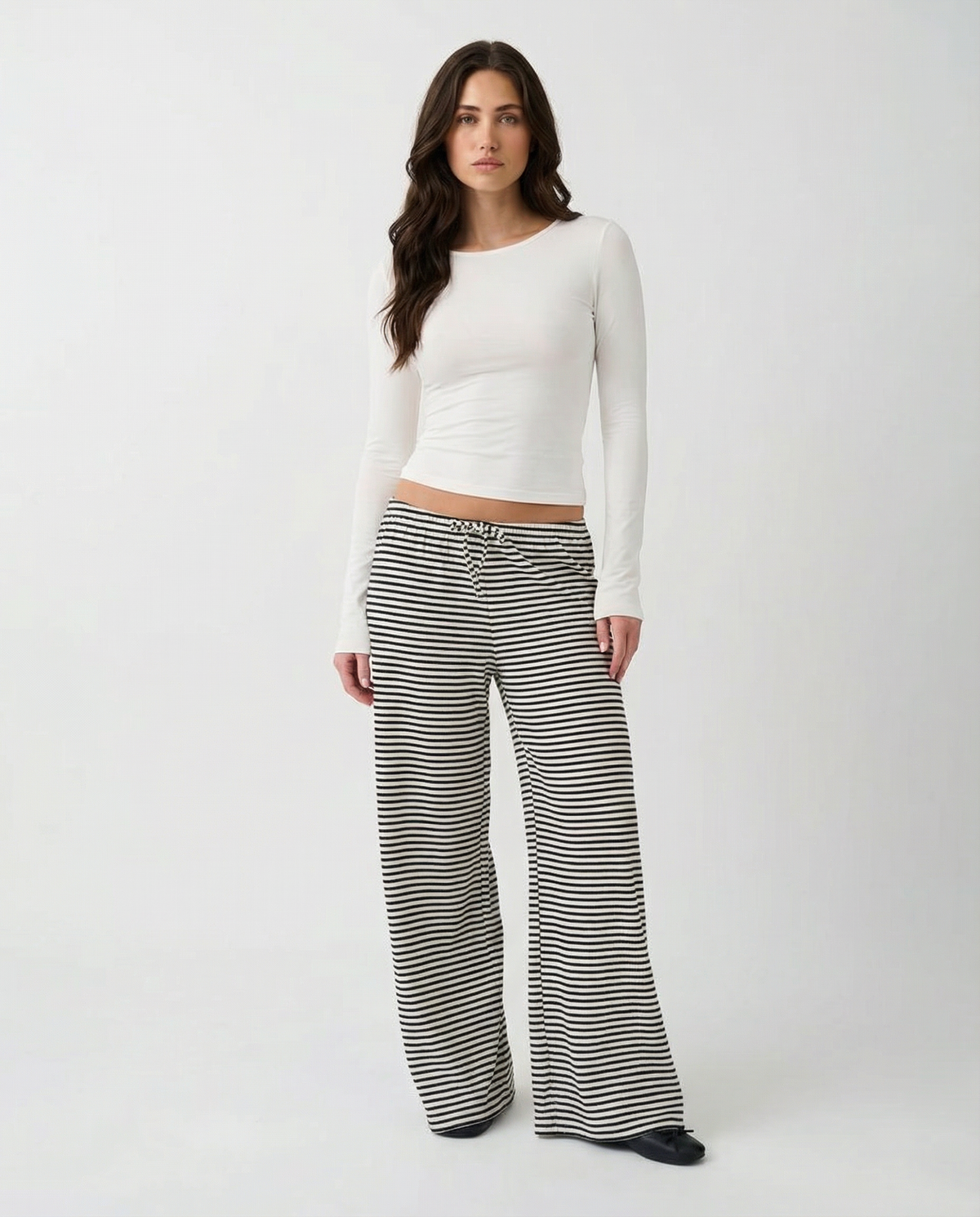 Pantaloni Aria a righe – foto 1