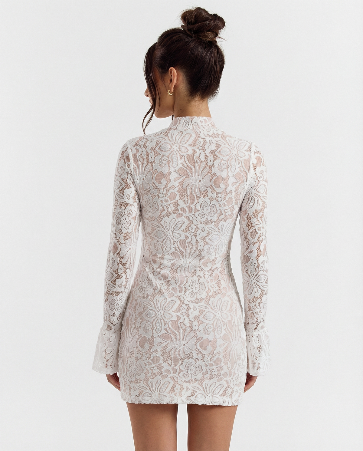 Mini abito Mirelle con pizzo – vista 7
