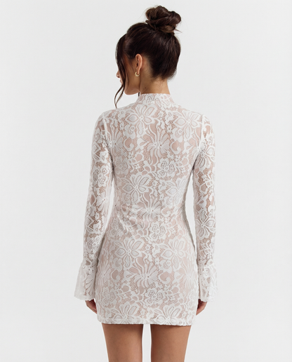 Mini abito Mirelle con pizzo – vista 7