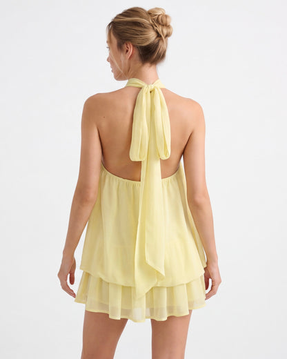 Mini abito Celestia in chiffon – foto 2