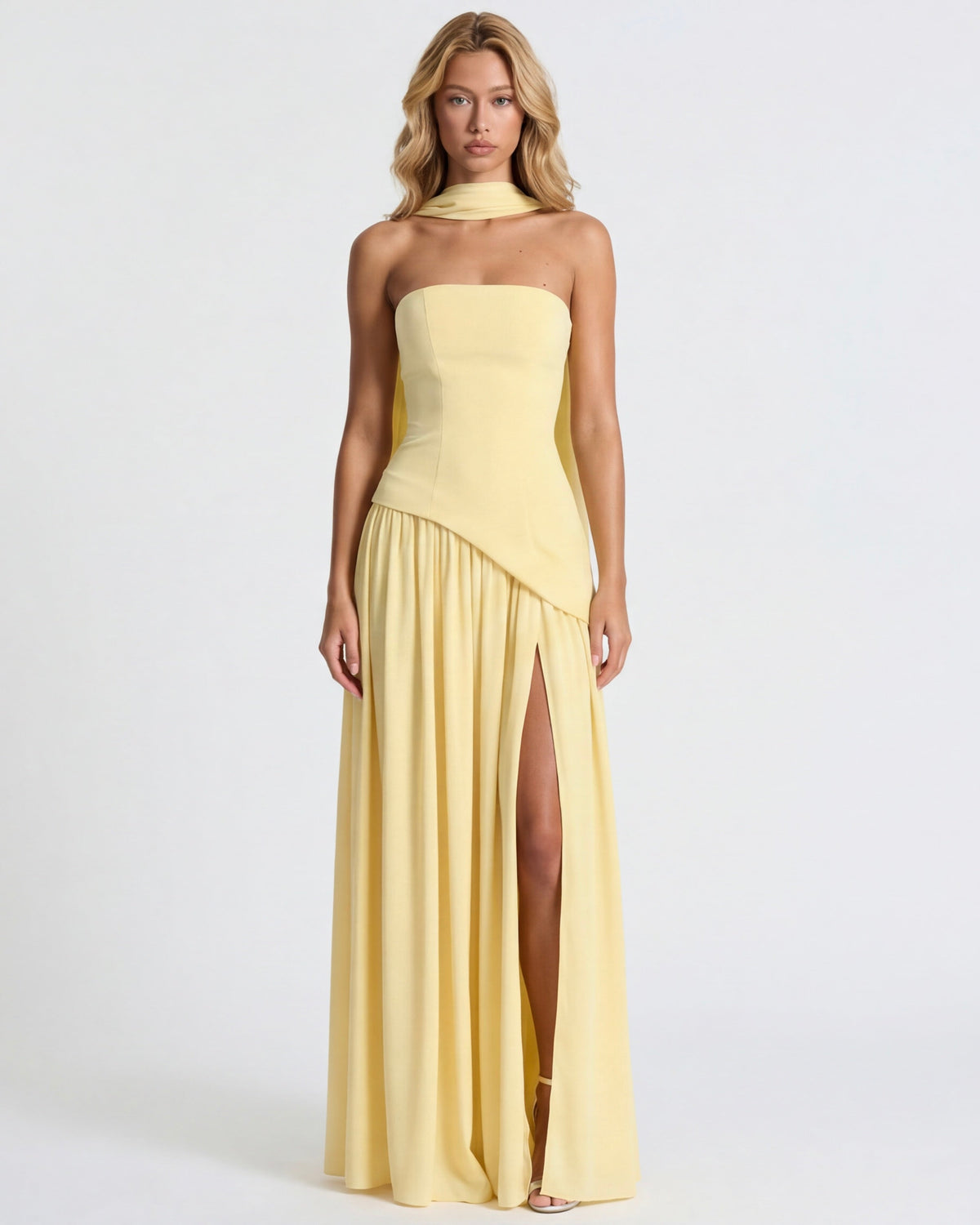 Abito Maxi Muse drappeggiato – foto 1