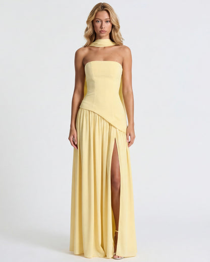 Abito Maxi Muse drappeggiato – foto 1