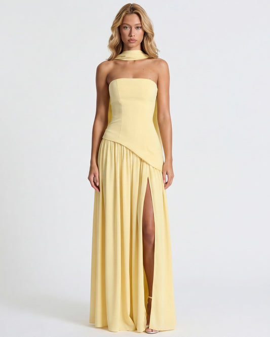 Abito Maxi Muse drappeggiato – foto 1