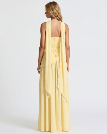Abito Maxi Muse drappeggiato – foto 3