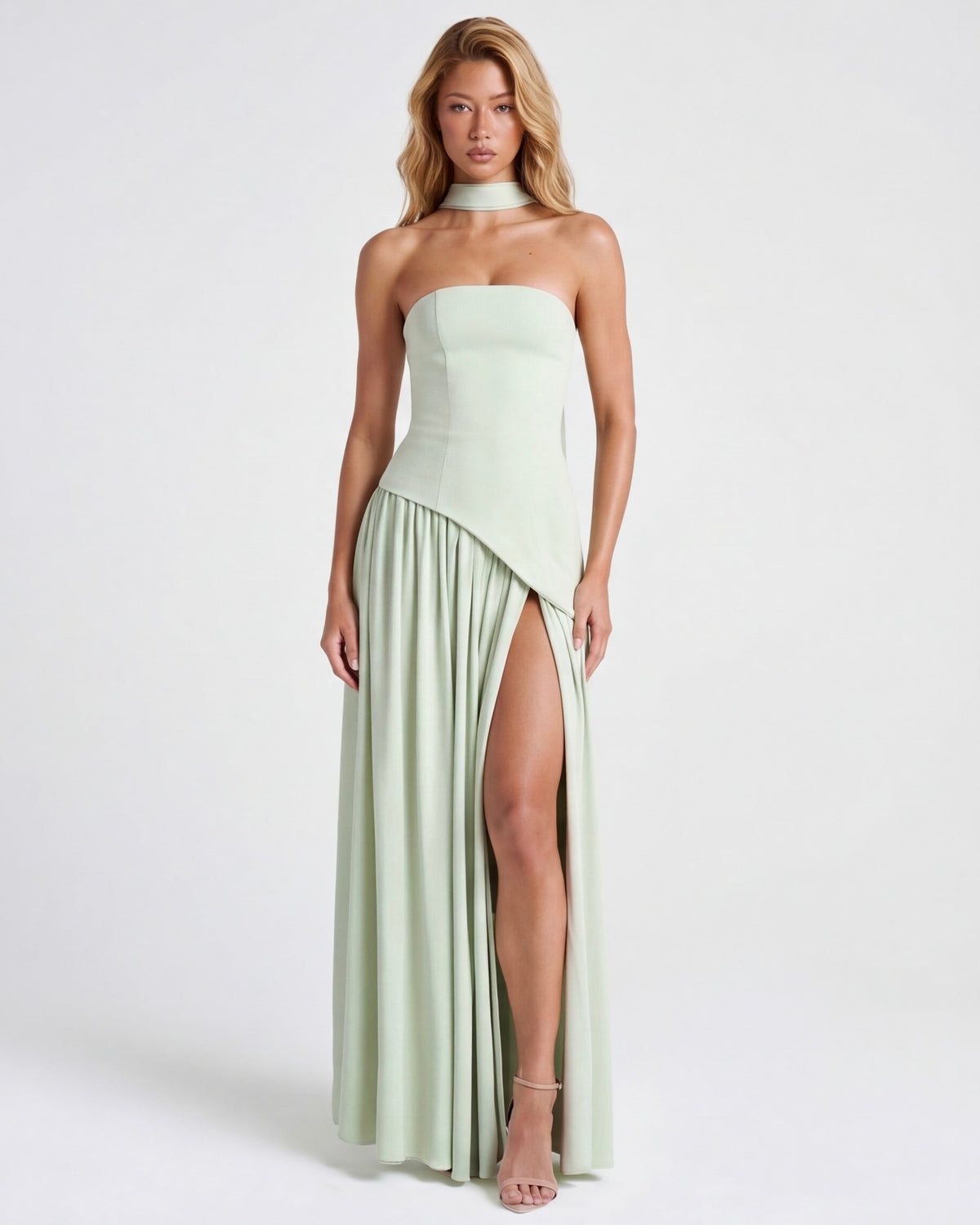 Abito Maxi Muse drappeggiato – foto 15
