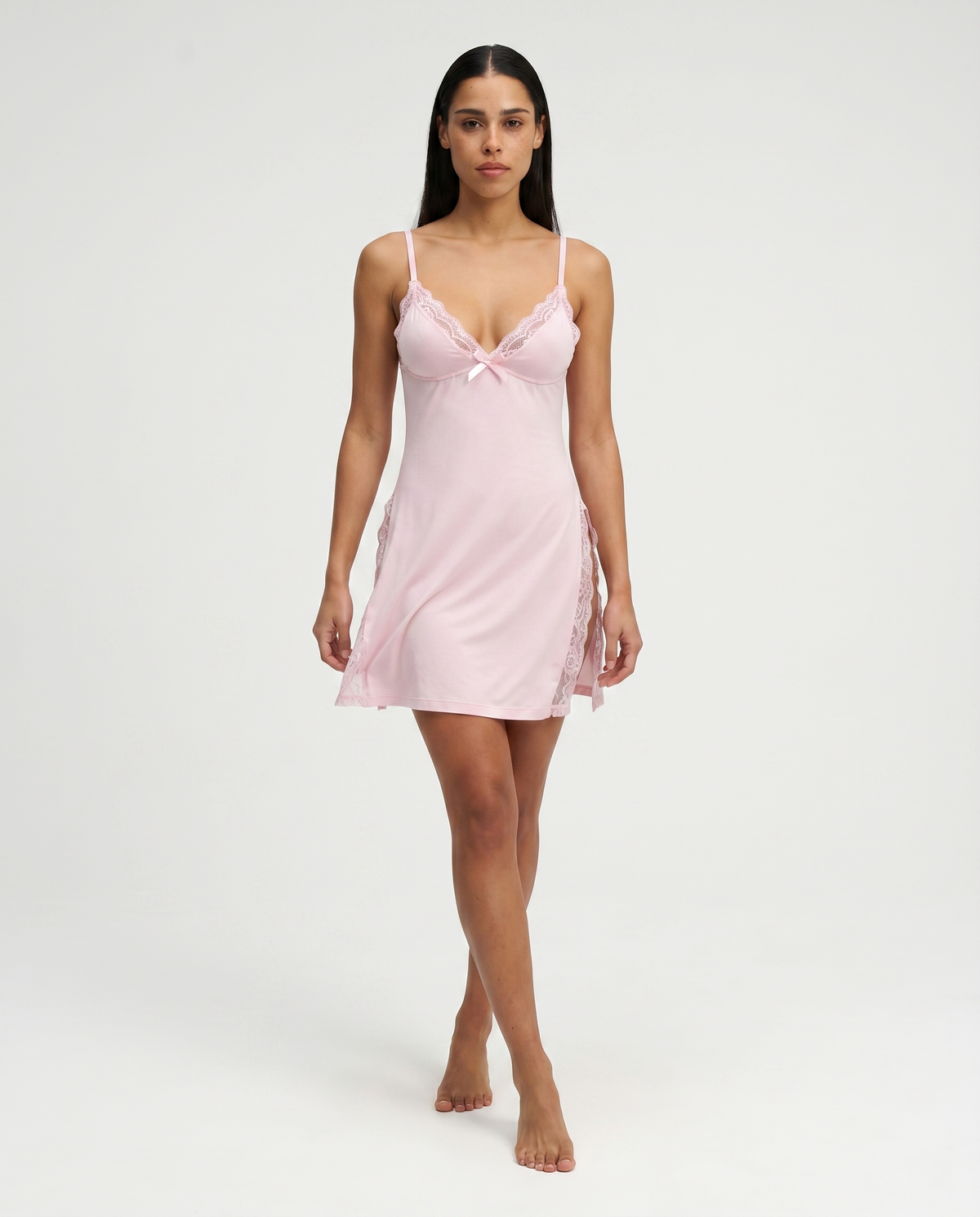 Camicia da notte Blush Whisper in pizzo – foto 8