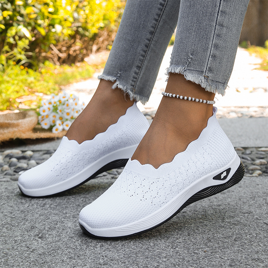 Sneakers Miela bianche – vista laterale