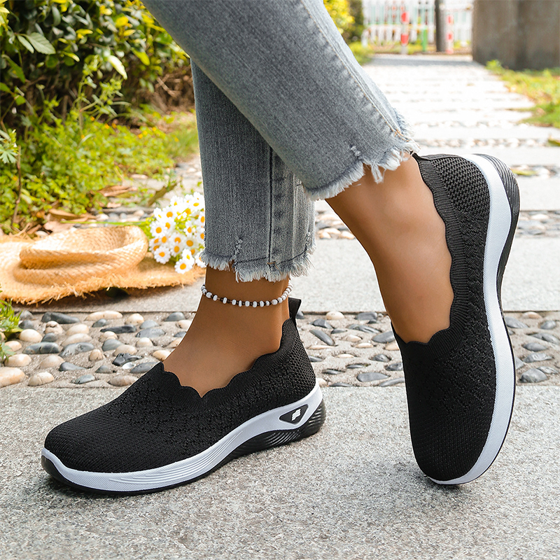 Sneakers Miela nere – vista laterale