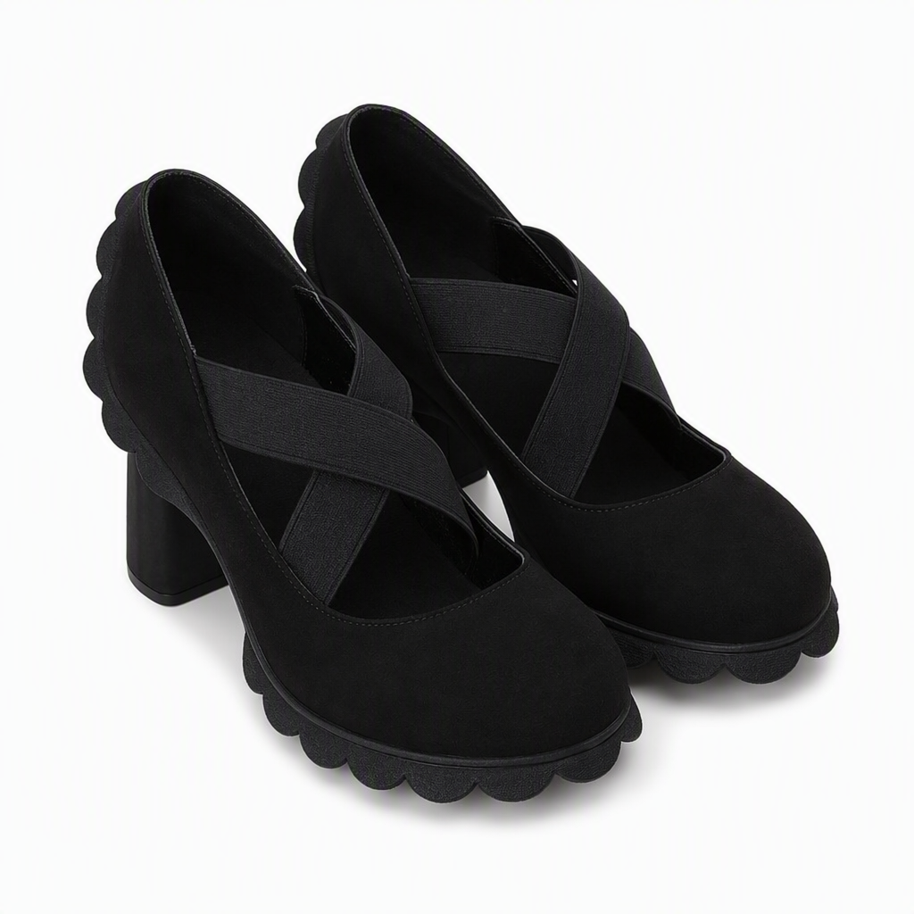 Scarpe Lola con plateau – vista laterale