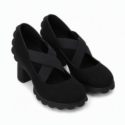 Scarpe Lola con plateau – vista laterale