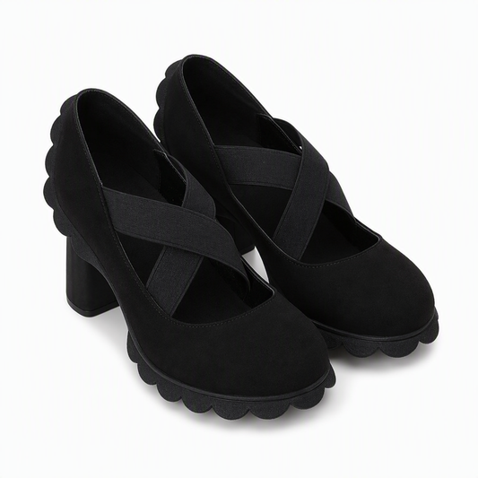 Scarpe Lola con plateau – vista laterale