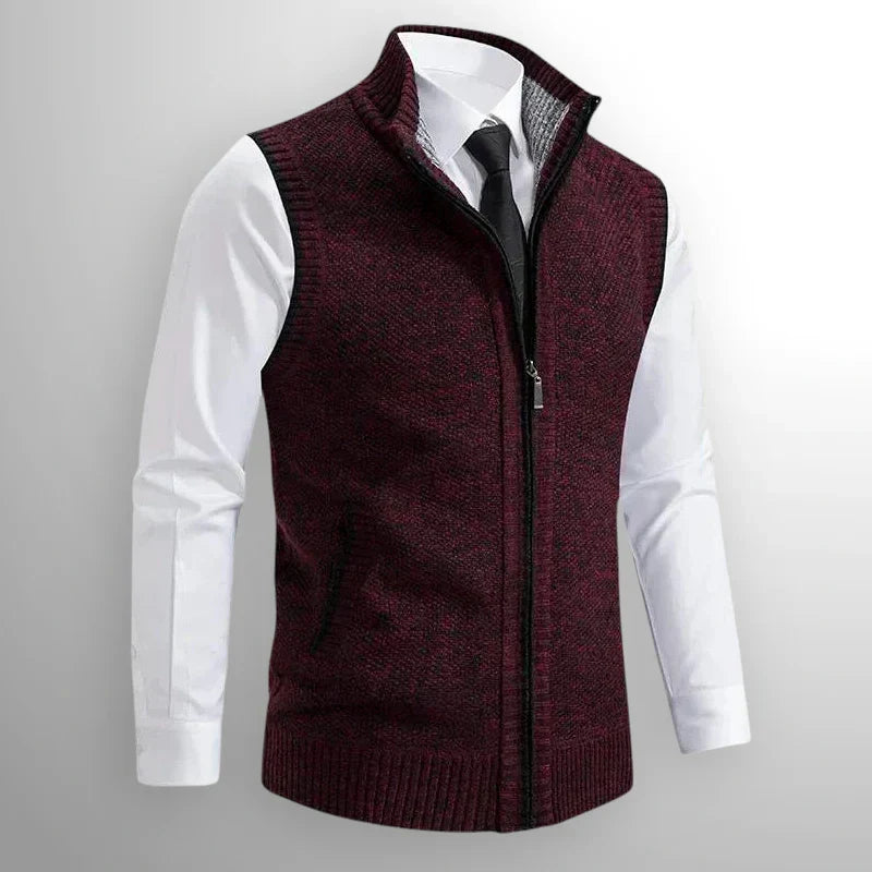 Gilet Samuel rosso – vista frontale