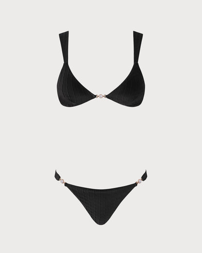 Bikini Bralette Noir – vista 3